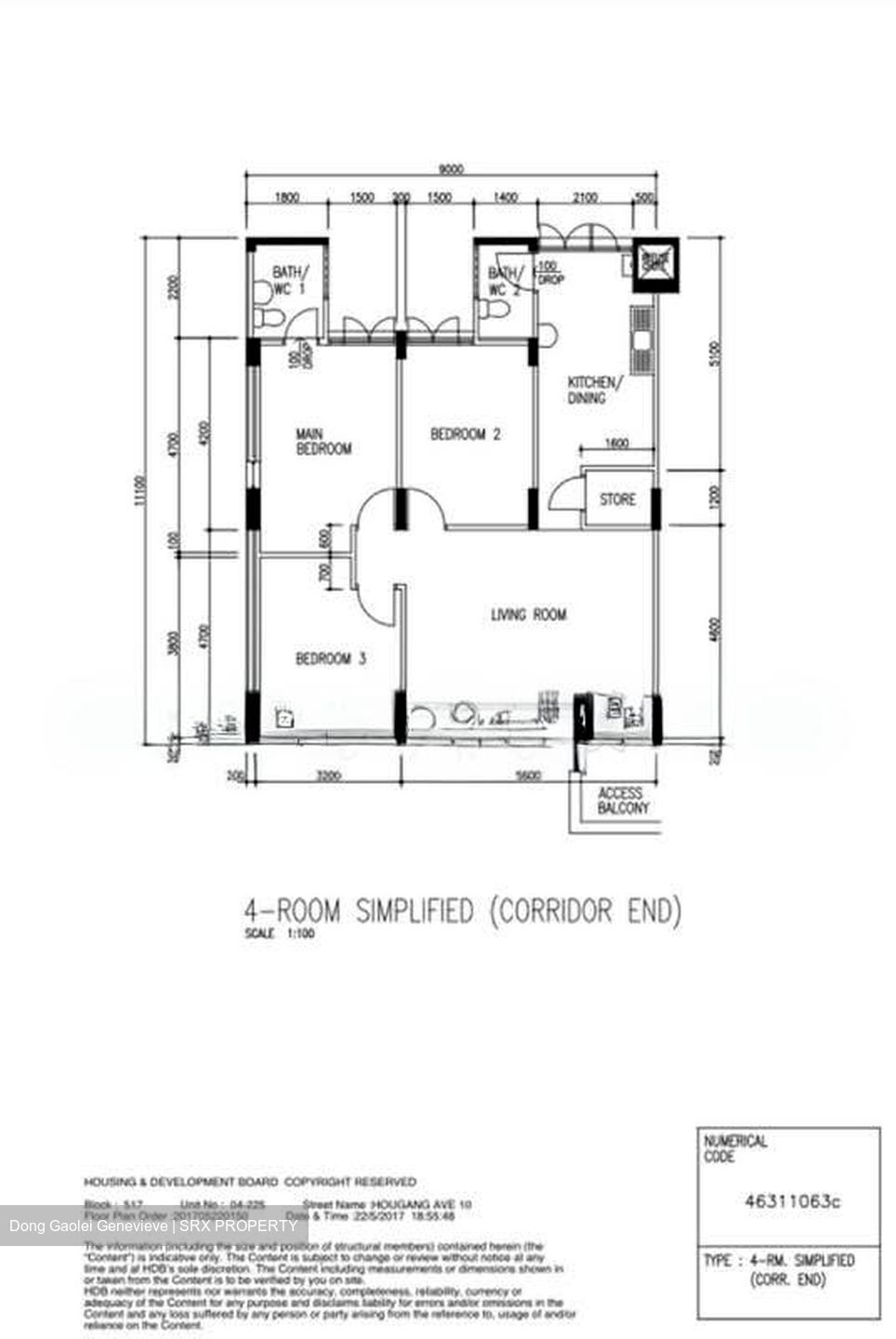 Blk 517 Hougang Avenue 10 (Hougang), HDB 4 Rooms #581315911